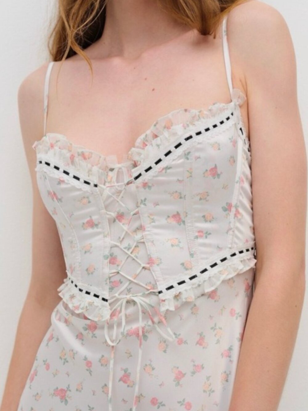NWT For Love and Lemons Victoria's Secret Sabrina Midi Slip Dress - L - Picture 10 of 10